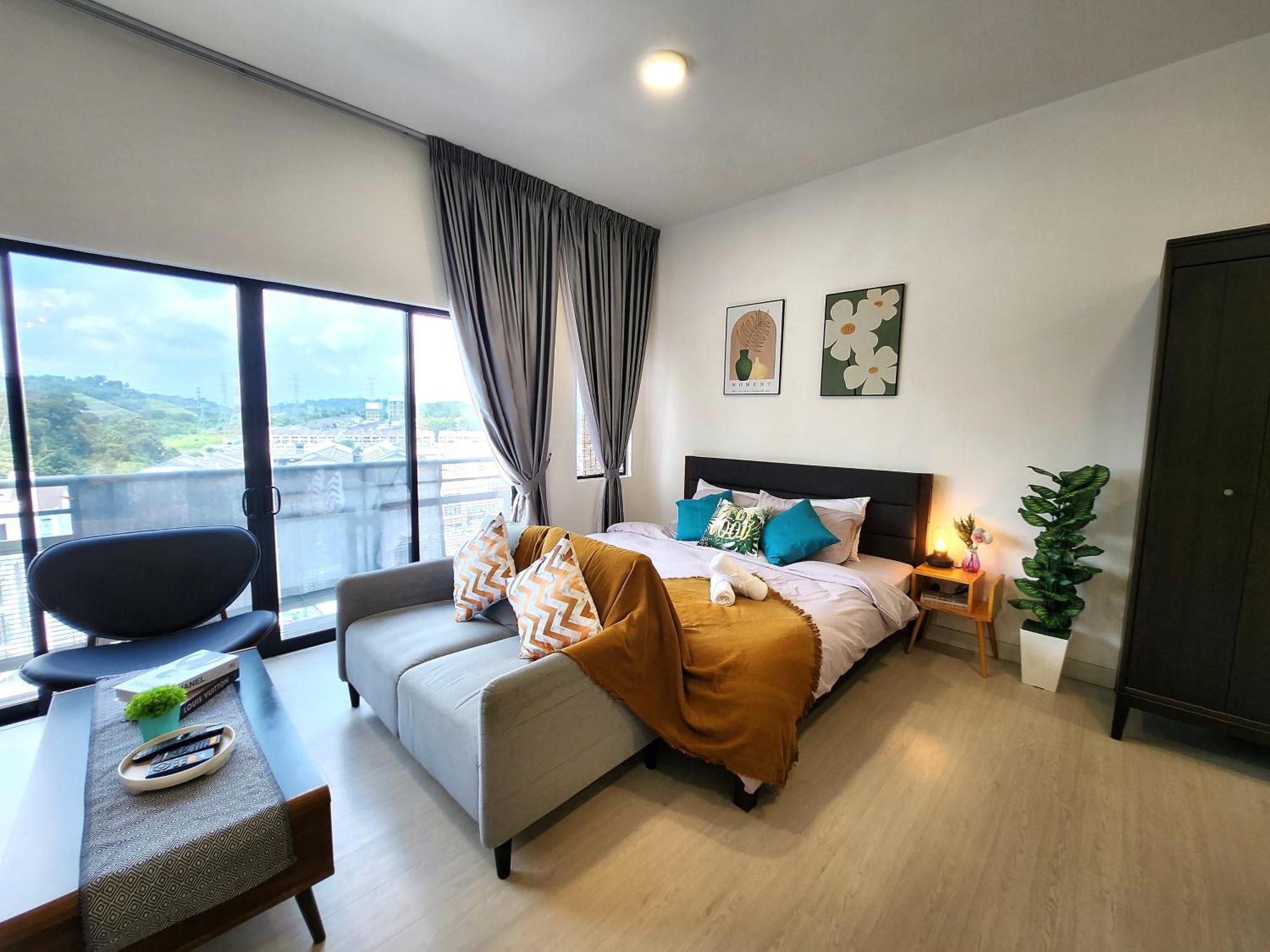 Taman Equine Comfy Studio#Greenery View#4 Pax#Aeon Mall Seri Kembangan Eksteriør billede